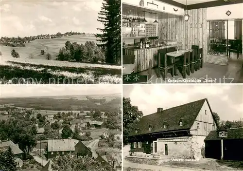 AK / Ansichtskarte Landwuest Konsum Gaststaette Zum Stern Bauernmuseum Panorama Landwuest