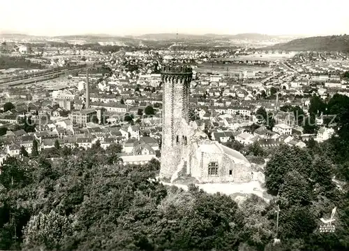 AK / Ansichtskarte Forbach_Lothringen La Tour du Schlossberg vue aerienne Forbach Lothringen