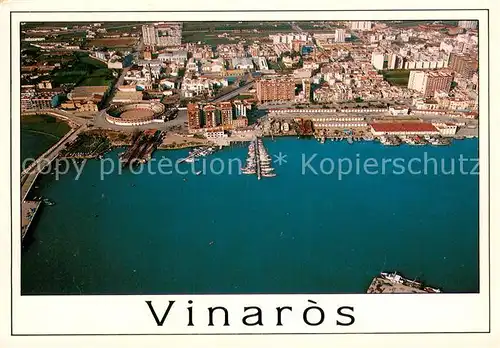 AK / Ansichtskarte Vinaros Vista aerea del puerto Vinaros