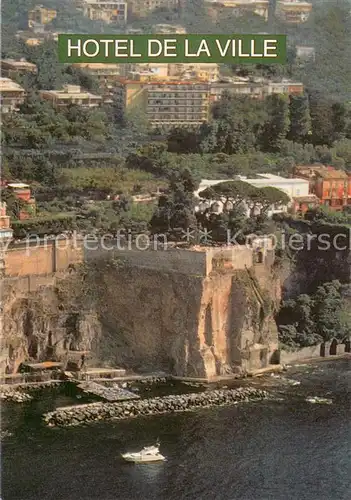 AK / Ansichtskarte Sorrento_Campania_Italia Grand Hotel de la Ville veduta aerea 