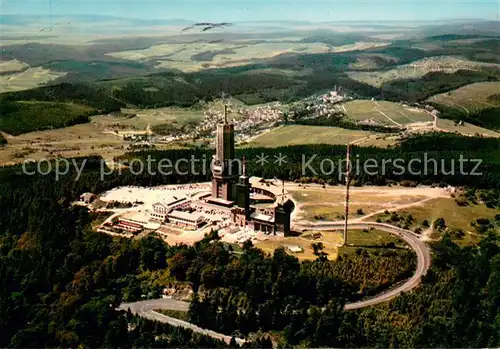 AK / Ansichtskarte Grosser_Feldberg_Taunus Sender Berghotel Ober  und Niederreifenberg Fliegeraufnahme Grosser_Feldberg_Taunus