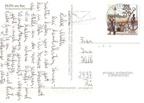 AK / Ansichtskarte Ploen_See Schloss Seenlandschaft Holsteinische Schweiz Fliegeraufnahme Ploen_See