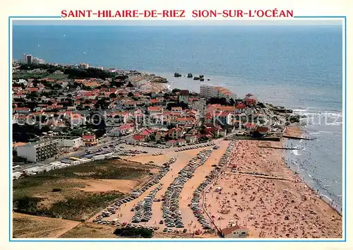 AK / Ansichtskarte Saint_Hilaire_de_Riez Sion sur l ocean vue aerienne Saint_Hilaire_de_Riez
