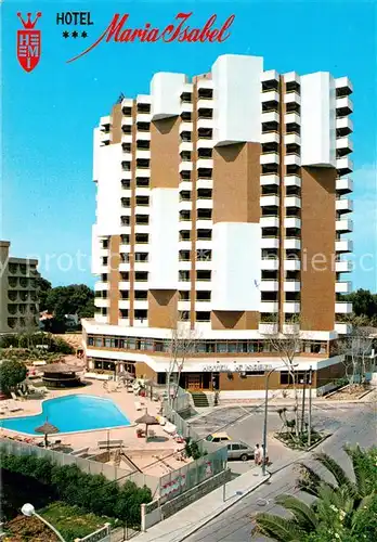 AK / Ansichtskarte Playa_de_Palma_Mallorca Hotel Maria Isabel Swimming Pool Playa_de_Palma_Mallorca
