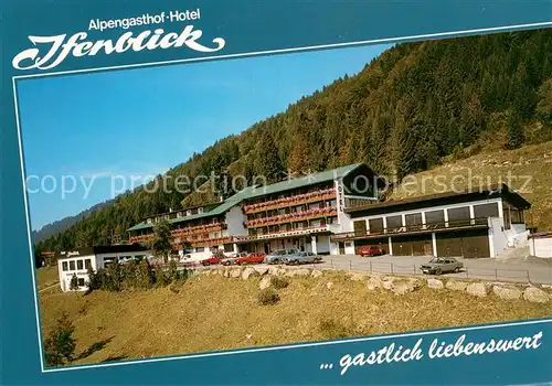 AK / Ansichtskarte Balderschwang Alpengasthof Hotel Ifenblick Balderschwang