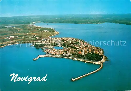 AK / Ansichtskarte Novigrad Halbinsel Fliegeraufnahme Novigrad