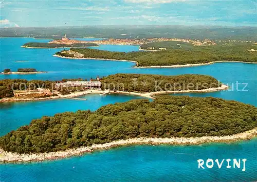 AK / Ansichtskarte Rovinj_Rovigno_Istrien Fliegeraufnahme 