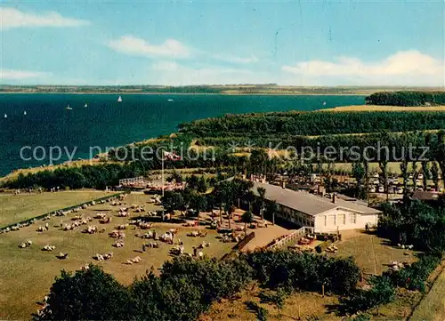 AK / Ansichtskarte Niendorf_Timmendorfer_Strand Restaurant Cafe Hermannshoehe Fliegeraufnahme Niendorf_Timmendorfer