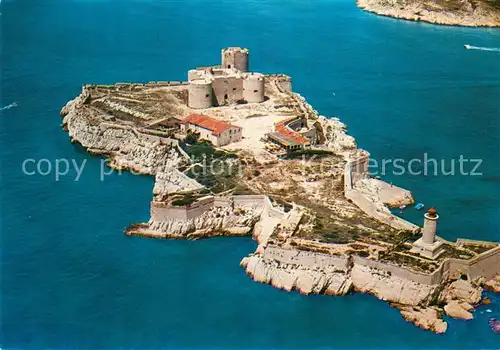 AK / Ansichtskarte Chateau_d_If_pres_de_Marseille Vue aerienne 
