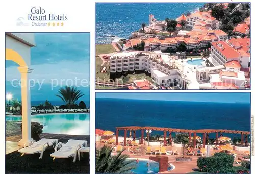 AK / Ansichtskarte Canico_de_baixo Galo Resort Hotels Ondamar Swimming Pool Meeresblick 