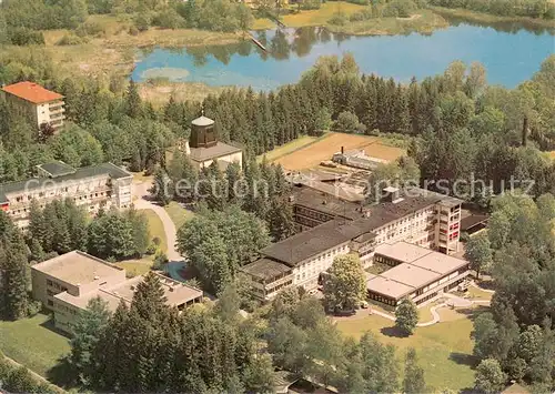 AK / Ansichtskarte Wangen_Allgaeu Fachklinik mit Heinrich Bruegger Schule Fliegeraufnahme Wangen Allgaeu