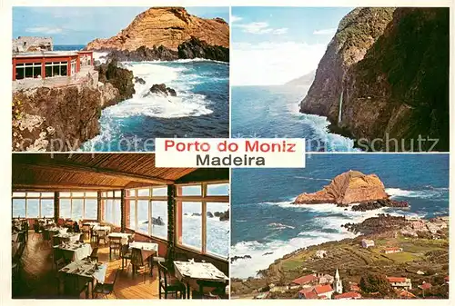 AK / Ansichtskarte Porto_do_Moniz Restaurante Chachalote Kuestenpanorama Fliegeraufnahme Porto_do_Moniz