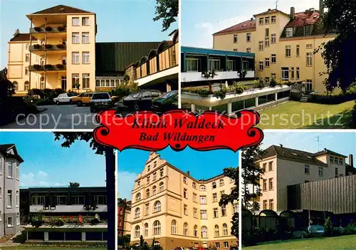 AK / Ansichtskarte Bad_Wildungen Klinik Waldeck Versorgungskuranstalt Details Bad_Wildungen