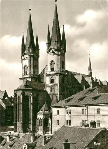 AK / Ansichtskarte Eger_Cheb_Tschechien Kirche 