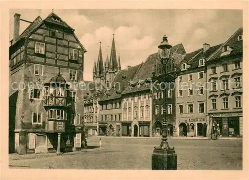 AK / Ansichtskarte Eger_Cheb_Tschechien Marktplatz 