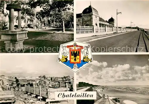 AK / Ansichtskarte Chatelaillon Plage Boulevard de la Republique Le Casino Chargement des Paniers de Moules La Plage Chatelaillon Plage