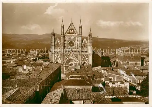 AK / Ansichtskarte Orvieto Veduta panoramaica Orvieto