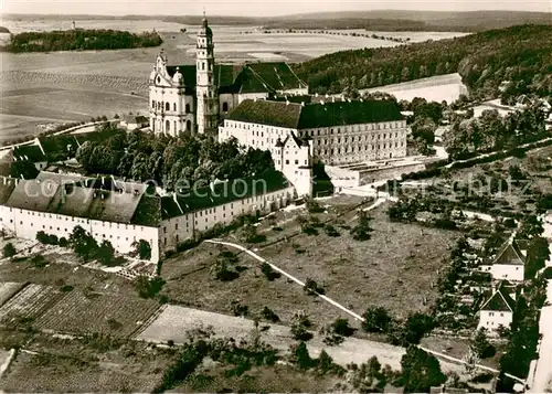 AK / Ansichtskarte Neresheim Benediktiner Abtei Fliegeraufnahme Neresheim