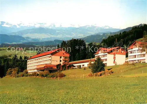 AK / Ansichtskarte Scheidegg_Allgaeu Panorama Kur  und Vitalzentrum Klinik Kurort Allgaeuer Alpen Scheidegg Allgaeu