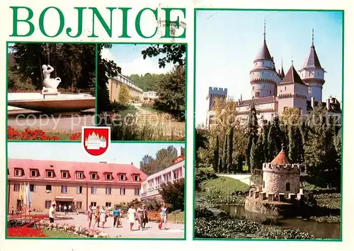 AK / Ansichtskarte Bojnice Teilansichten Schloss Brunnen Bojnice
