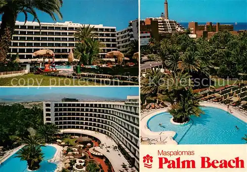 AK / Ansichtskarte Maspalomas Palm Beach Hotel Swimming Pool Maspalomas