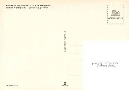 AK / Ansichtskarte Bad_Reichenhall Kuranstalt Viktoriabad Bad_Reichenhall