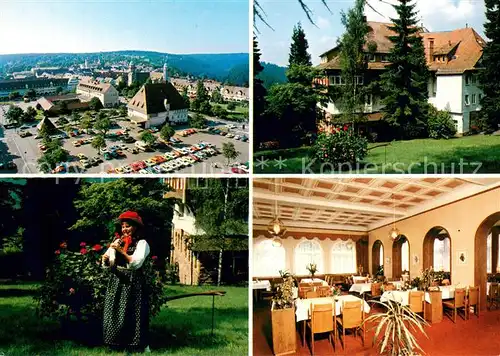 AK / Ansichtskarte Freudenstadt Kurhaus Teuchelwald Restaurant Trachten Stadtplatz Kurort im Schwarzwald Freudenstadt