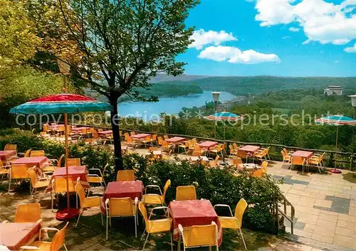 AK / Ansichtskarte Baldeneysee Cafe Restaurant Heimliche Liebe Terrasse Fernsicht Baldeneysee