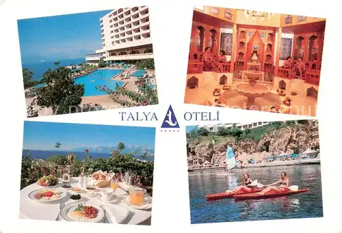 AK / Ansichtskarte Antalya Talya Oteli Ferienanlage Hotel Swimming Pool Sauna Antalya