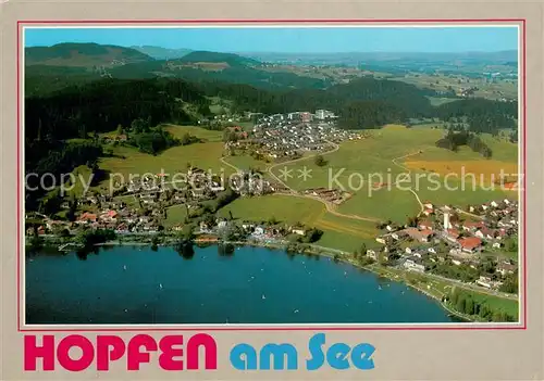 AK / Ansichtskarte Hopfen_See Riviera des Allgaeus Fliegeraufnahme Hopfen_See