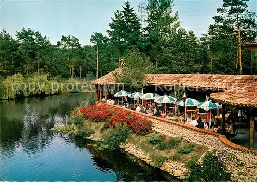 AK / Ansichtskarte Studen Biel Cafe Florida Tropfenpflanzen Cafe Terrasse 