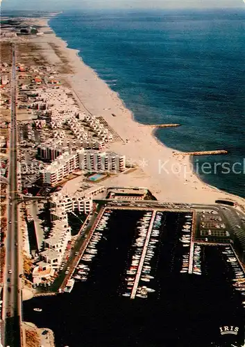 AK / Ansichtskarte Port_Barcares Port Saint Ange Residences Miramar et Grand Large vue aerienne Port Barcares