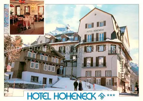 AK / Ansichtskarte Engelberg_OW Hotel Hoheneck im Winter Engelberg OW