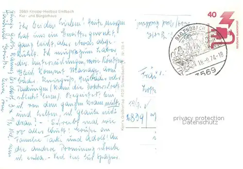 AK / Ansichtskarte Bad_Endbach Kur  und Buergerhaus Bad_Endbach