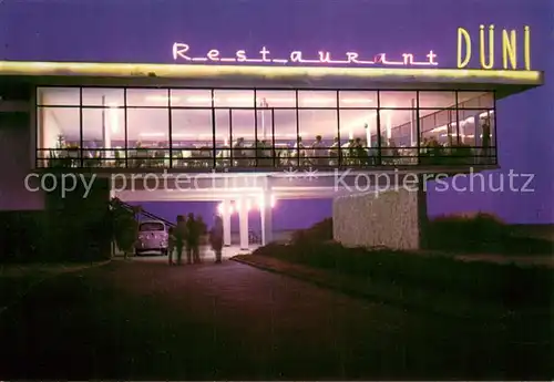 AK / Ansichtskarte Slantschev_Brjag Restaurant Djuni Nachtaufnahme Slantschev_brjag