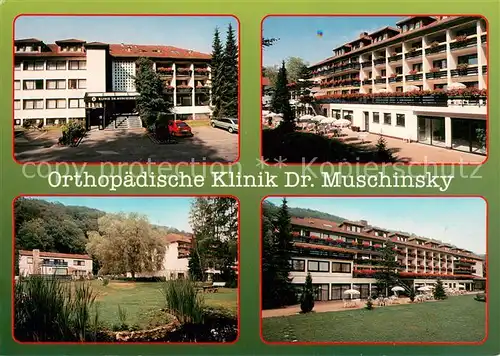 AK / Ansichtskarte Bad_Lauterberg Orthopaedische Klinik Dr. Muschinsky Bad_Lauterberg