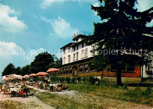 AK / Ansichtskarte Walkenried Berghotel Stoeberhai Terrasse Walkenried