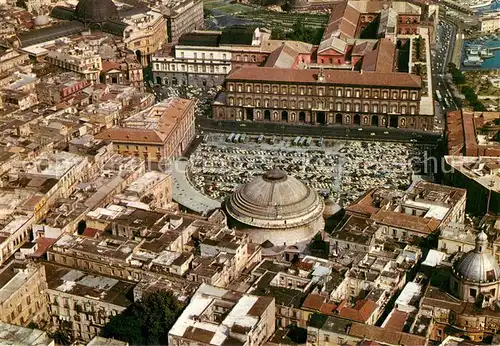 AK / Ansichtskarte Napoli_Neapel Piazza Plebiscito e Palazzo Reale veduta aerea Napoli Neapel