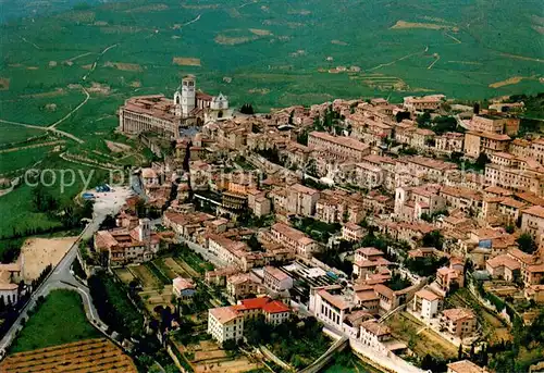 AK / Ansichtskarte Assisi_Umbria Panorama dall aereo Cittadella Assisi Umbria