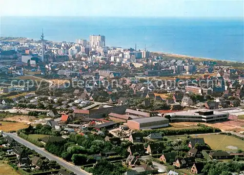 AK / Ansichtskarte Westerland_Sylt Nordseeheilbad Fliegeraufnahme Westerland_Sylt