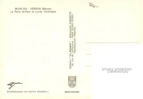 AK / Ansichtskarte Verdun_Meuse La Porte Saint Paul et Lycee Technique Monument Verdun Meuse
