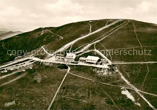 AK / Ansichtskarte Belchen_Baden Hotel Belchenhaus Fliegeraufnahme Belchen_Baden