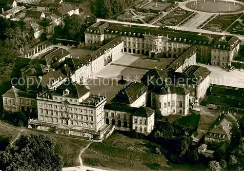 AK / Ansichtskarte Ludwigsburg_Wuerttemberg Residenzschloss Ludwigsburg Fliegeraufnahme Ludwigsburg Wuerttemberg