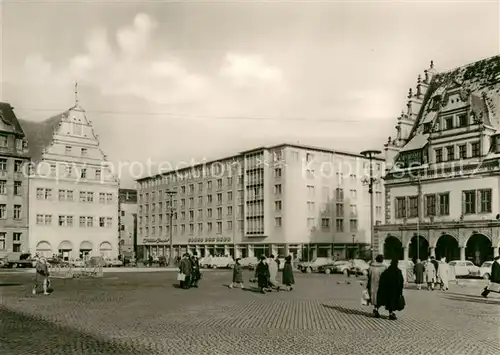 AK / Ansichtskarte Leipzig Marktplatz Alte Waage Altes Rathaus Leipzig