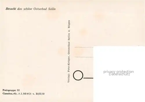 AK / Ansichtskarte Sellin_Ruegen Badestrand Sellin Ruegen