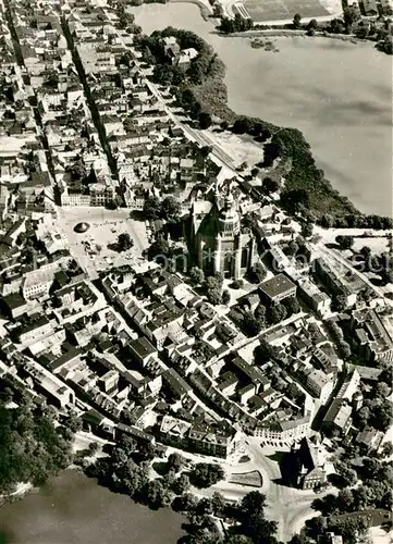 AK / Ansichtskarte Stralsund Altstadt Fliegeraufnahme 