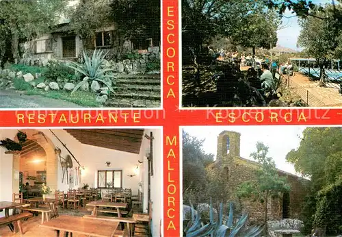 AK / Ansichtskarte Mallorca Restaurante Escora Gaststube Motive Mallorca