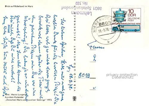 AK / Ansichtskarte Ruebeland_Harz Panorama Ruebeland_Harz