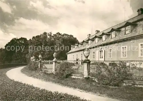 AK / Ansichtskarte Kozel Zamek Kozel Hlavni zamecke kridlo s mansardovou nastavbou a zahradni terasou Kozel