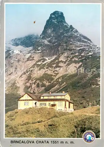 AK / Ansichtskarte Hohe_Tatra Brncalova Chata Berghaus Hohe_Tatra